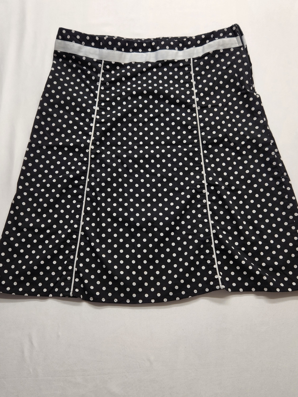 ⭐️Vintage Tangents Stretch Polka Dot Skirt A-Line Preppy Adorable See Pics